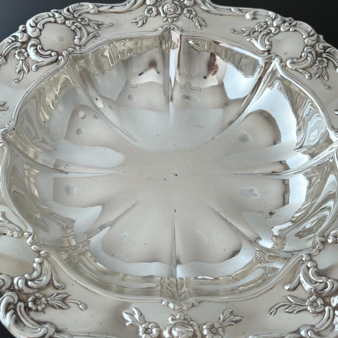 【英国】 ビクトリアンのフルーツスタンド/センターピース　直径29cm