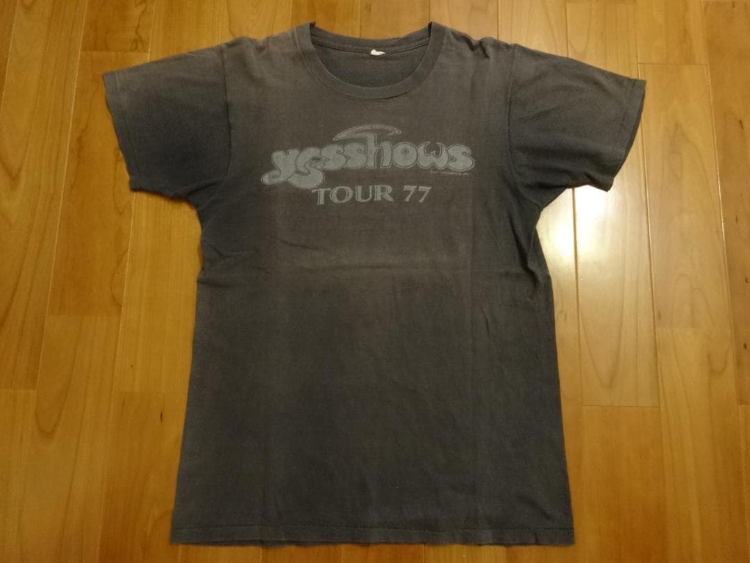 スペシャル　激レア　鬼フェード　１９７７年　YES　ツアーT　イエス