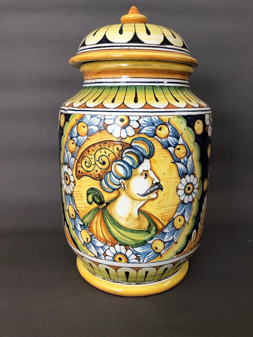 イタリア陶器　シシリア島パレルモで購入