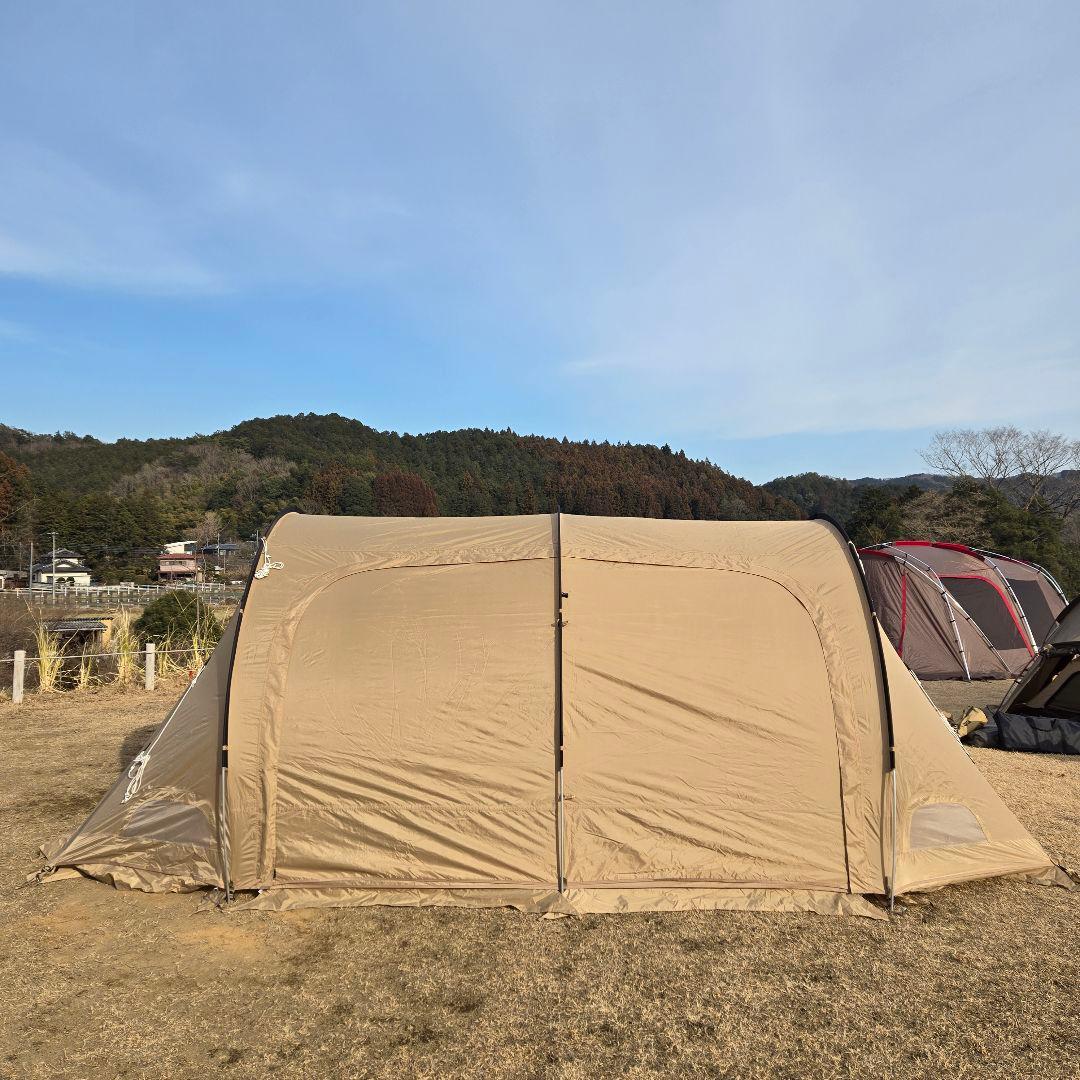 カマボコテント 3S ベージュ ドーム型キャンプテント