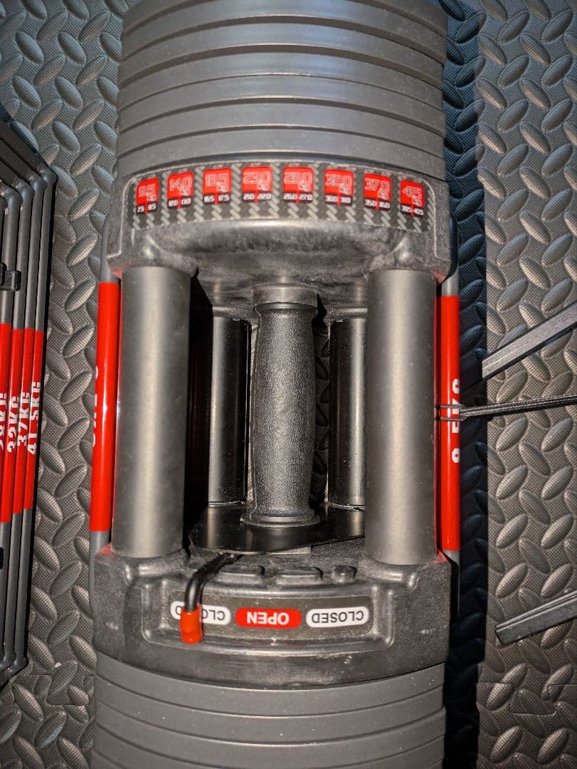 【引き取り目黒区】可変式ダンベル　41.5kg×2　ベンチセット