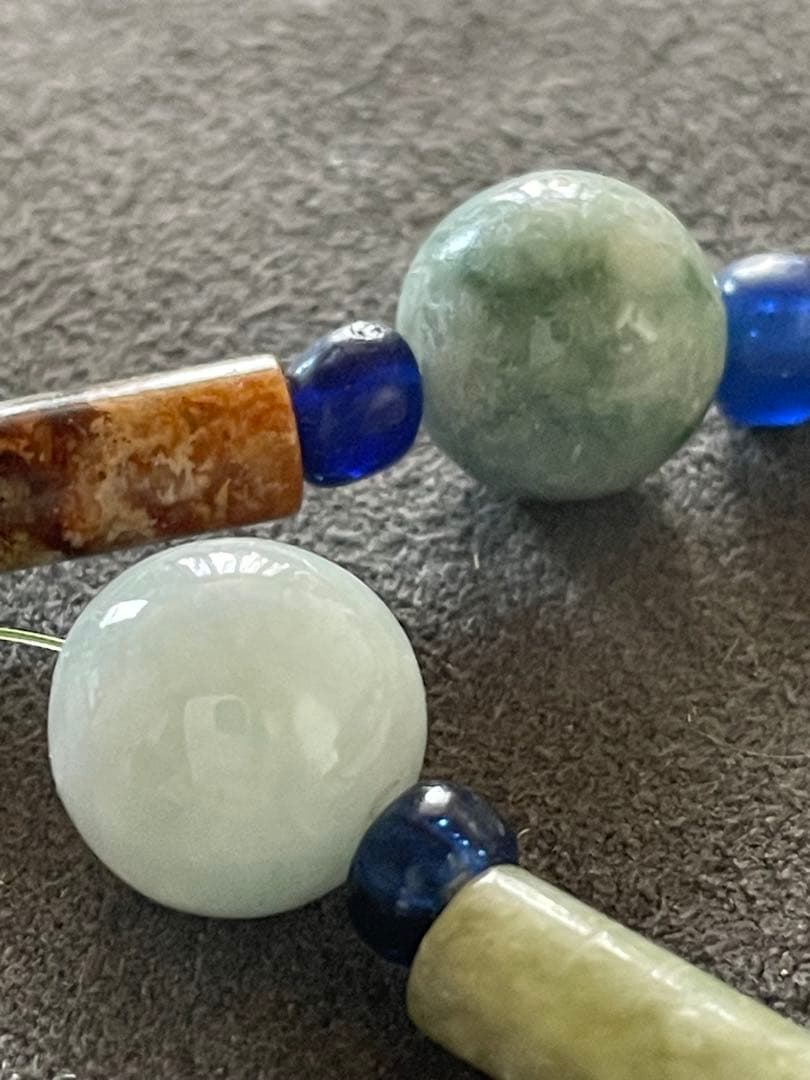 水晶棗玉・瑪瑙管玉・砡玉・とんぼ玉他 首飾り ネックレス　古墳時代