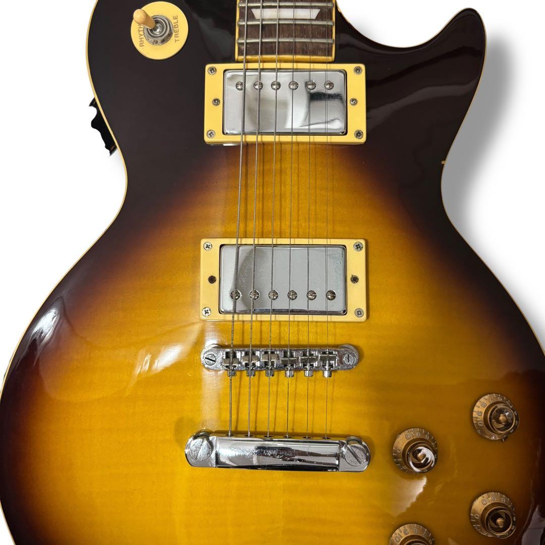 フォトジェニック レスポール エレキギター ベルト 弦 ケース付き