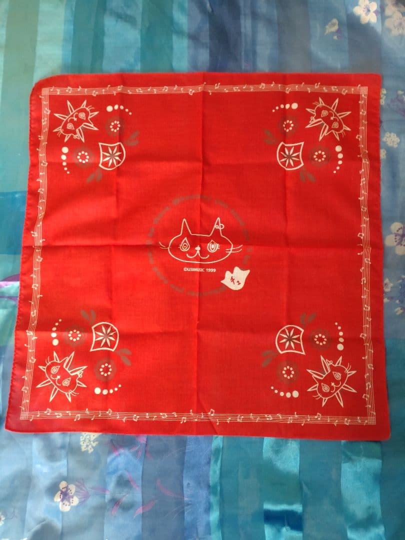 【激レア！】宇多田ヒカル　公式グッズ　猫ぬいぐるみ、バンダナ、うちわ新品セット♡