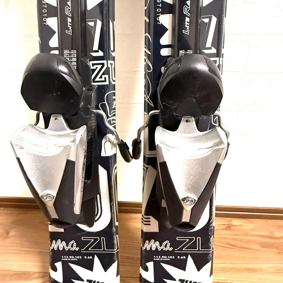 ZUMA ショートスキー 100cm ビンディング調整可 初心者OK