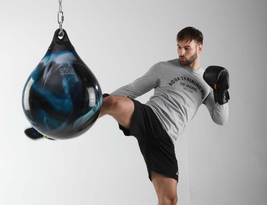 Aqua bag サンドバッグ 21インチ　青×黒　86kg