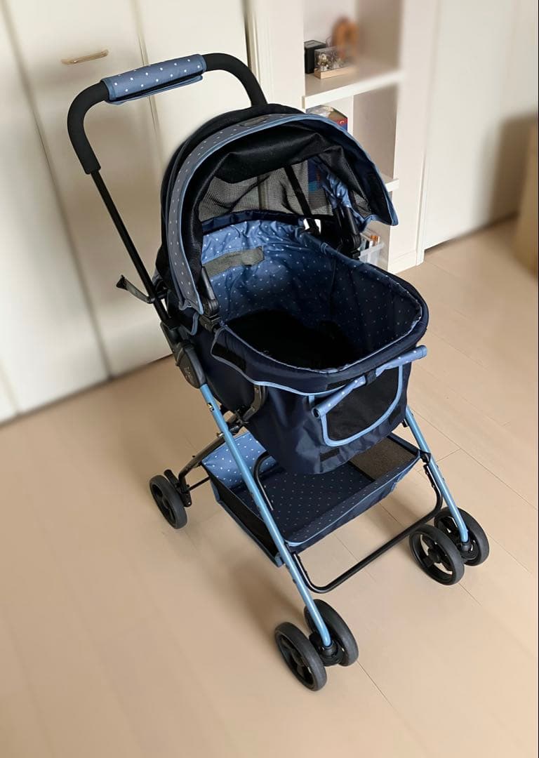 Richell ペットカート エルフィ ブルー