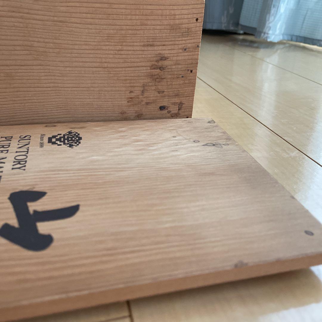 サントリー山崎12年ピュアモルトウィスキー木箱付き