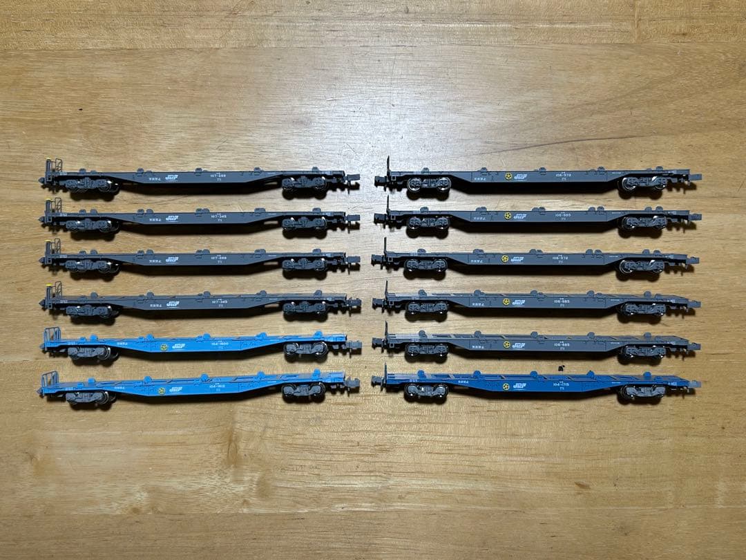 Nゲージ KATO コキ104/コキ106/コキ107 JRFマーク有 12両