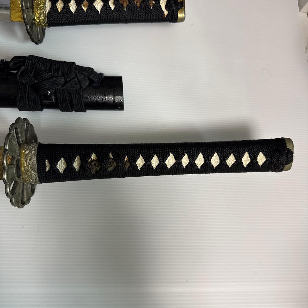 模造刀 黒石目　大小セット