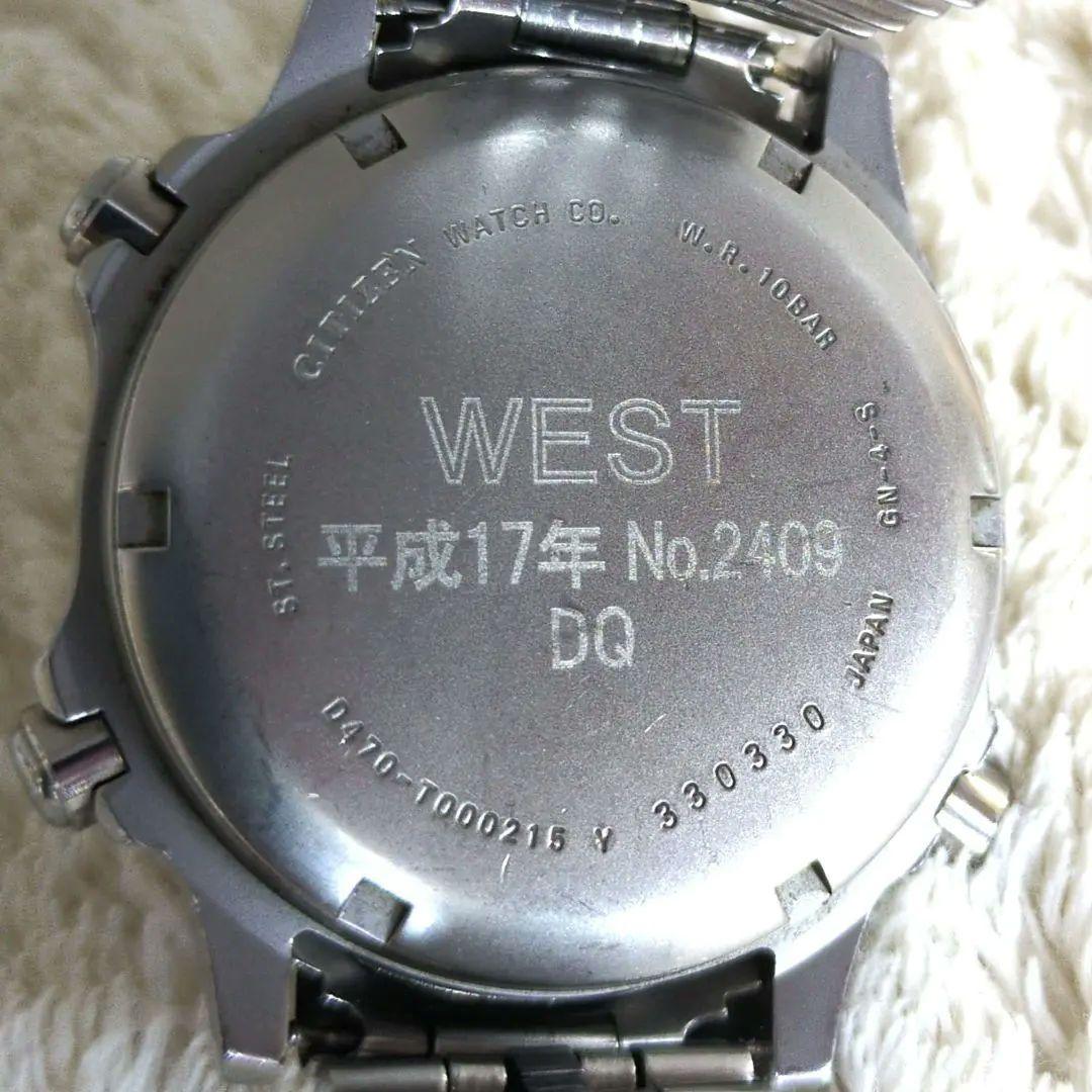 鉄道時計 シチズンデジタル腕時計 JR西日本 乗務員支給品(正常稼動品)