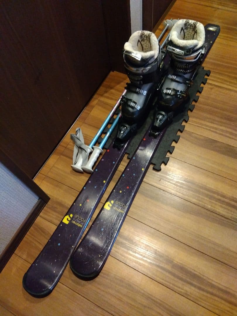 【ハイエンド】SALOMON 学生・レディース スキーセット メンテ・WAX済✔