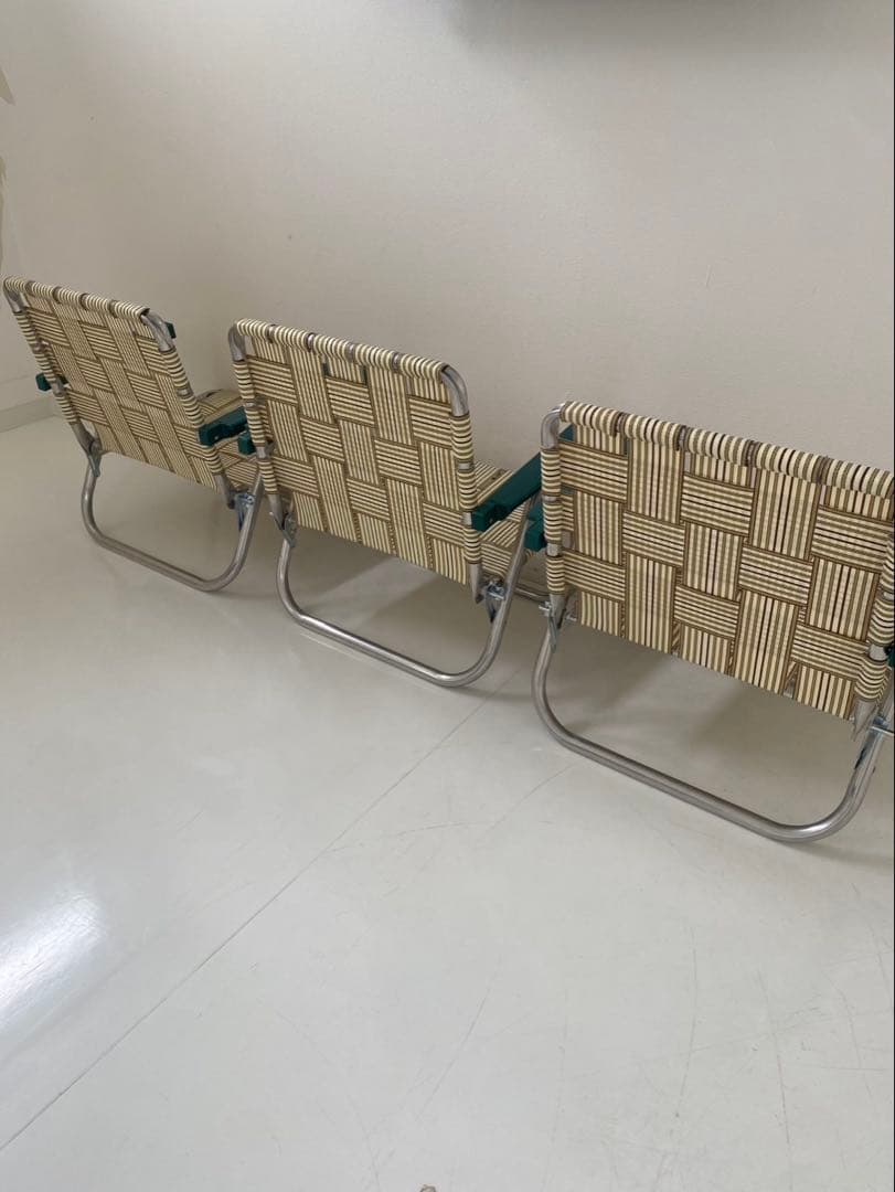 最終値下げ☆ローンチェア- LOW BACK BEACH CHAIR 3脚セット