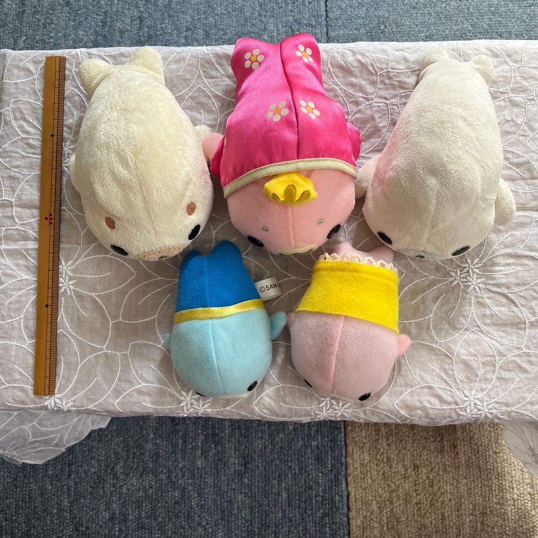 まめゴマ ひな祭りぬいぐるみ 他　平成レトロセット5体