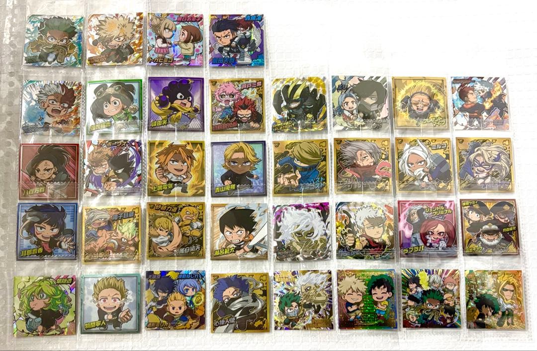 僕のヒーローアカデミア ヒロアカ ウルトラシールウエハース5 全種コンプ36枚①