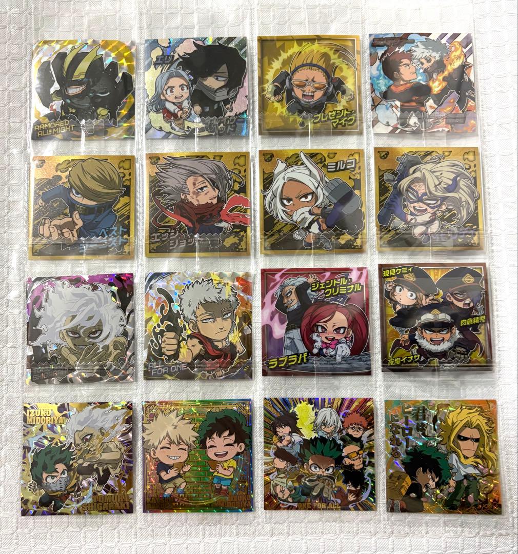 僕のヒーローアカデミア ヒロアカ ウルトラシールウエハース5 全種コンプ36枚①