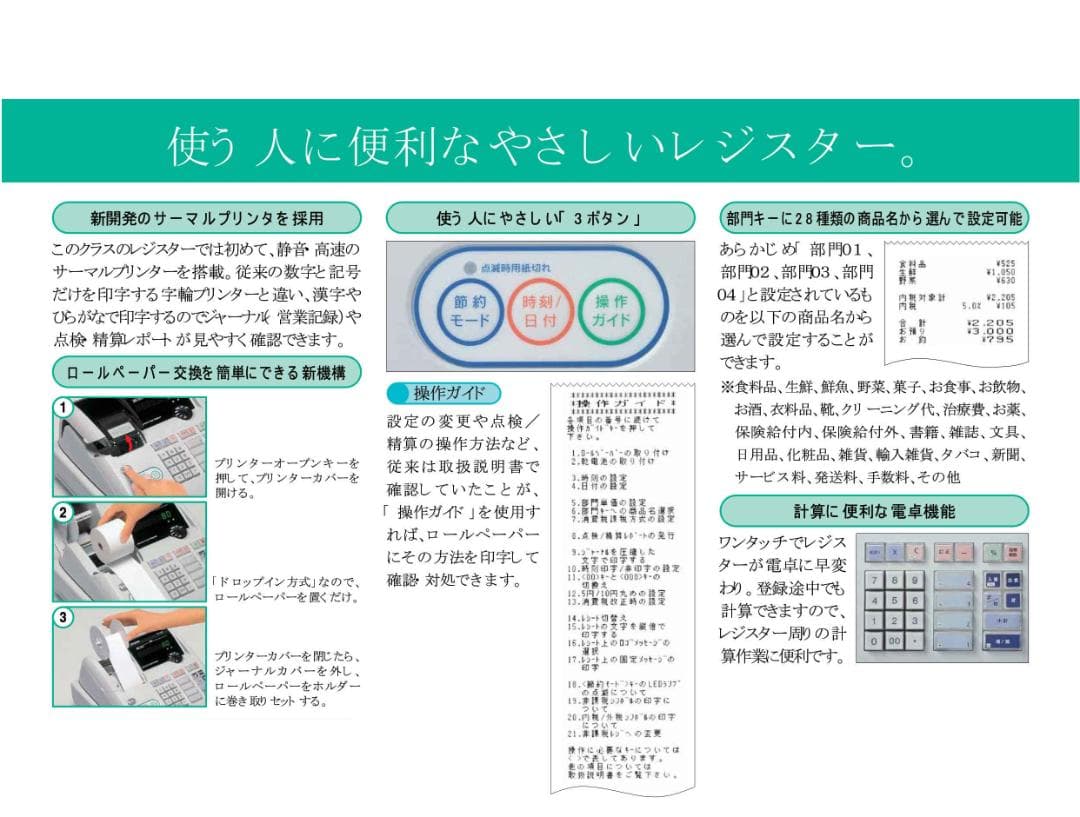 CASIO TE-M80 レジスター 250905