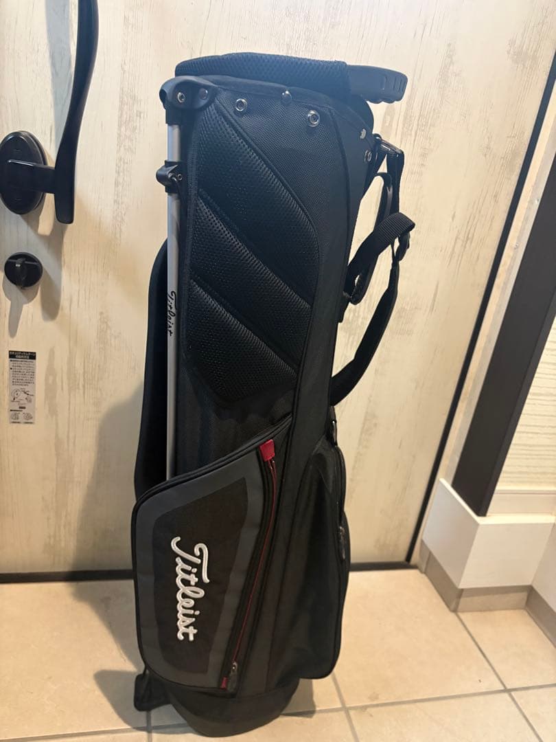 【美品】Titleist 軽量スタンドキャディバッグ ブラック