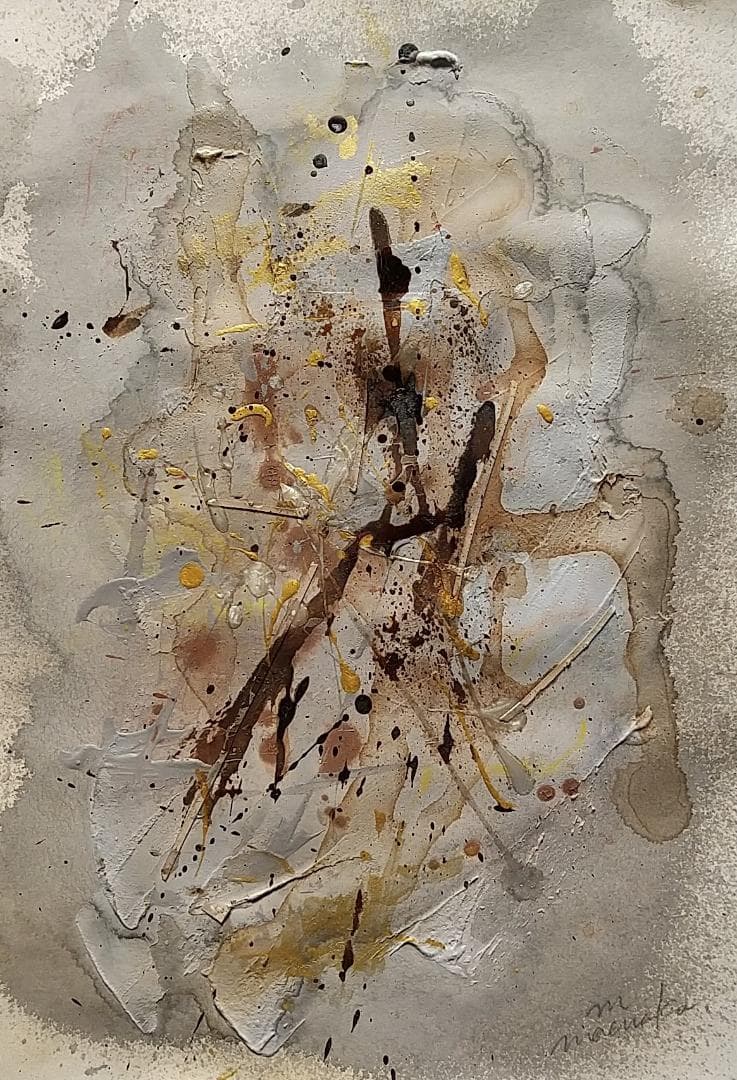 道　重ねる　発見　抽象画　モダンアート　新築祝い　開業祝い　引越祝い　プレゼント