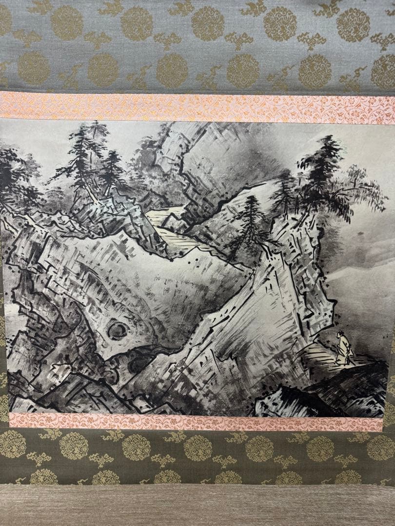 国宝/雪舟/「四季山水図 春景」/工芸/室町時代