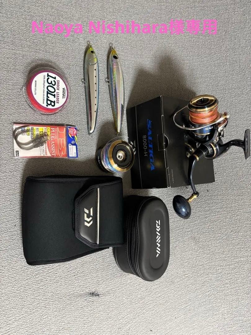 20ソルティガ8000H.、14000替スプール、スプールケースとその他諸々