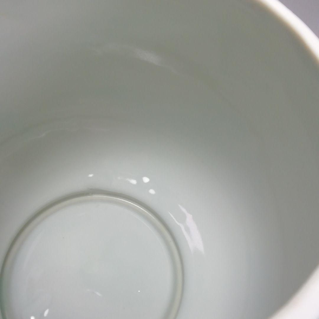 Ｓ４０２　水指　『染付　山水芋頭形』『加藤郷山造』　共箱　茶道具