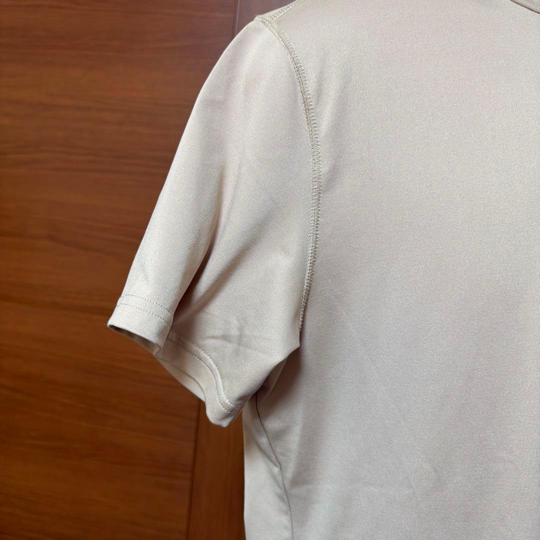 BRIEFING ブリーフィング モックネックTシャツ L ベージュ