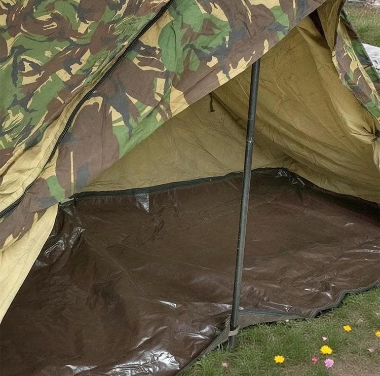 ※軍放出品 ダッチアーミーテント DPMカモ オランダ軍 軍幕 キャンバス 1