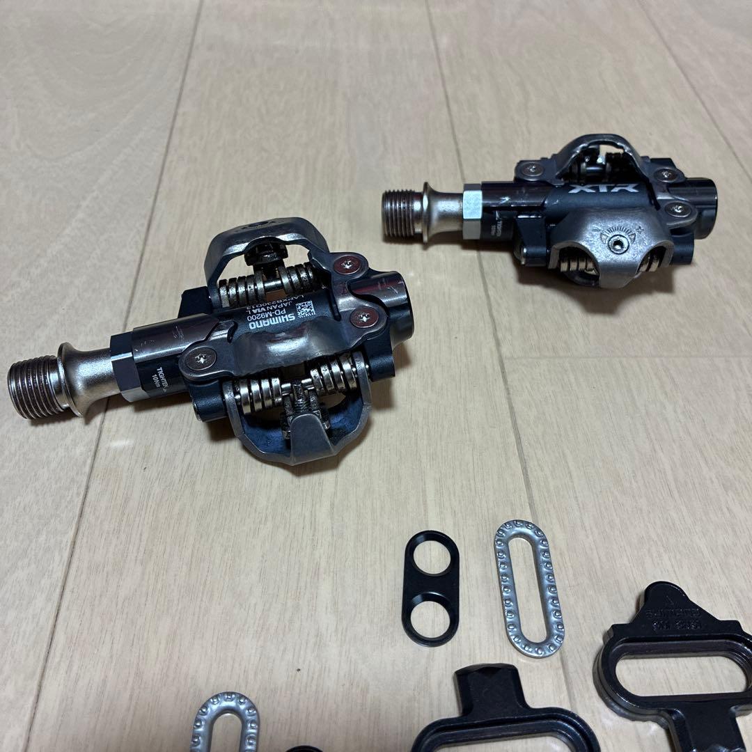 シマノ(SHIMANO) PD-M9200 SPDペダル -3mm軸　２