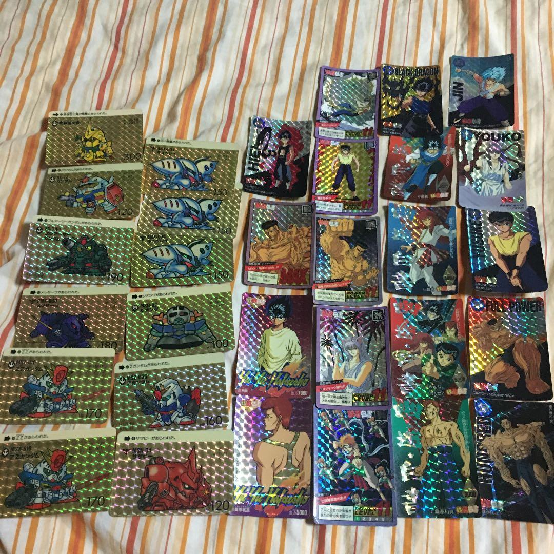 カードダス ガンダム　幽遊白書　エヴァ