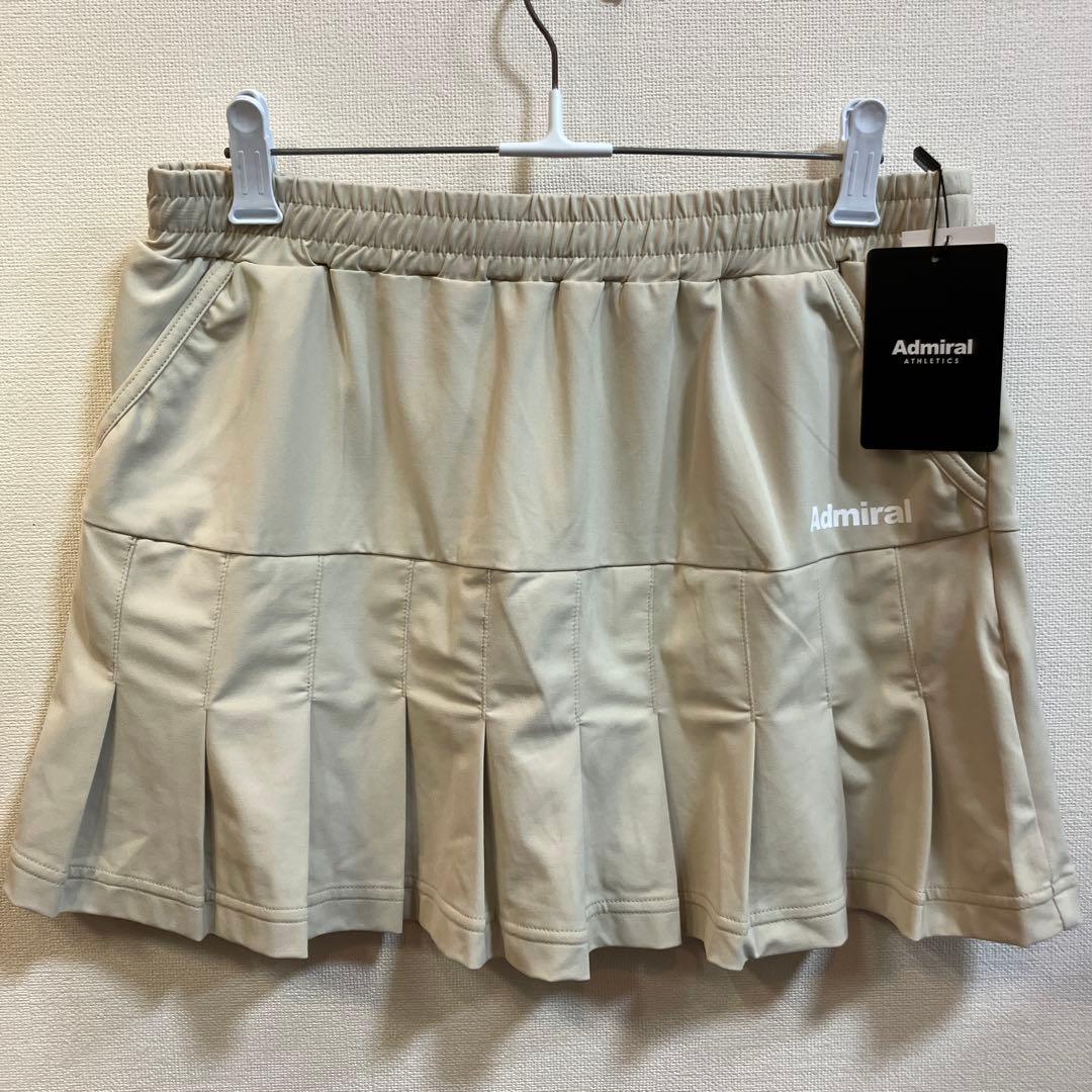 新品•未使用Admiral ミニマムプリーツスコート ATLA439ベージュ