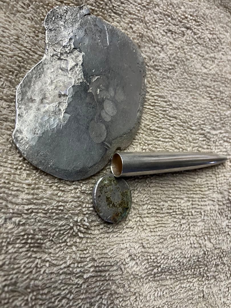 あ*3様 銀細工部品　シルバー925 工芸部品セット 121g 万年筆部品