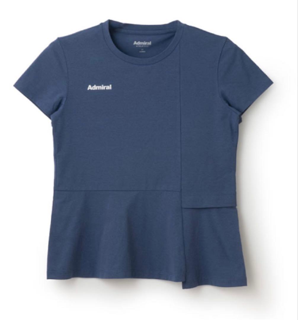 Admiral アドミラル　ゲームシャツ　アシンメトリー　ブルー