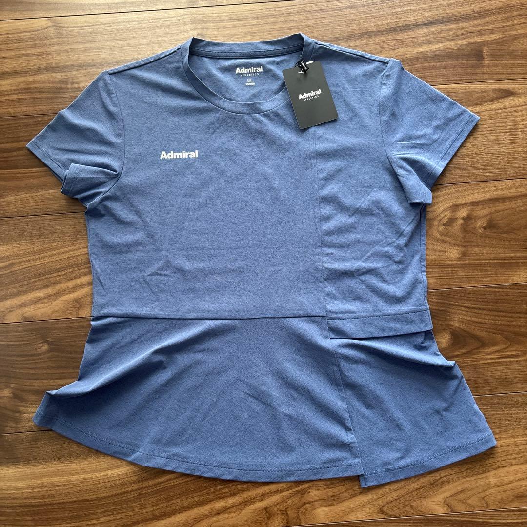 Admiral アドミラル　ゲームシャツ　アシンメトリー　ブルー