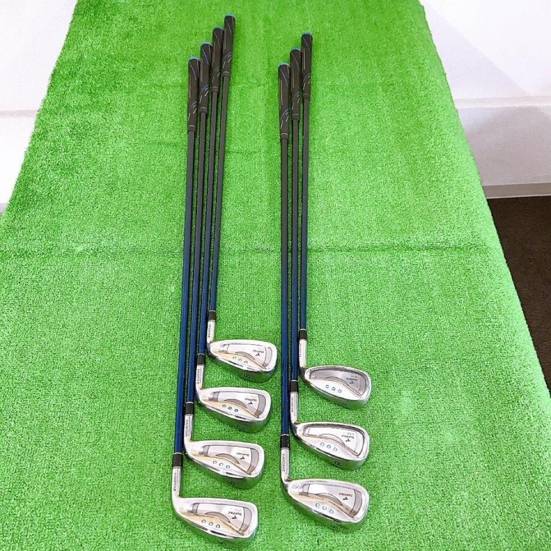 テ21★ツアーステージ ViQ CL 7本レディースアイアンセット L ブルー