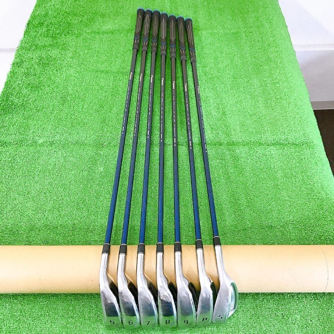 テ21★ツアーステージ ViQ CL 7本レディースアイアンセット L ブルー