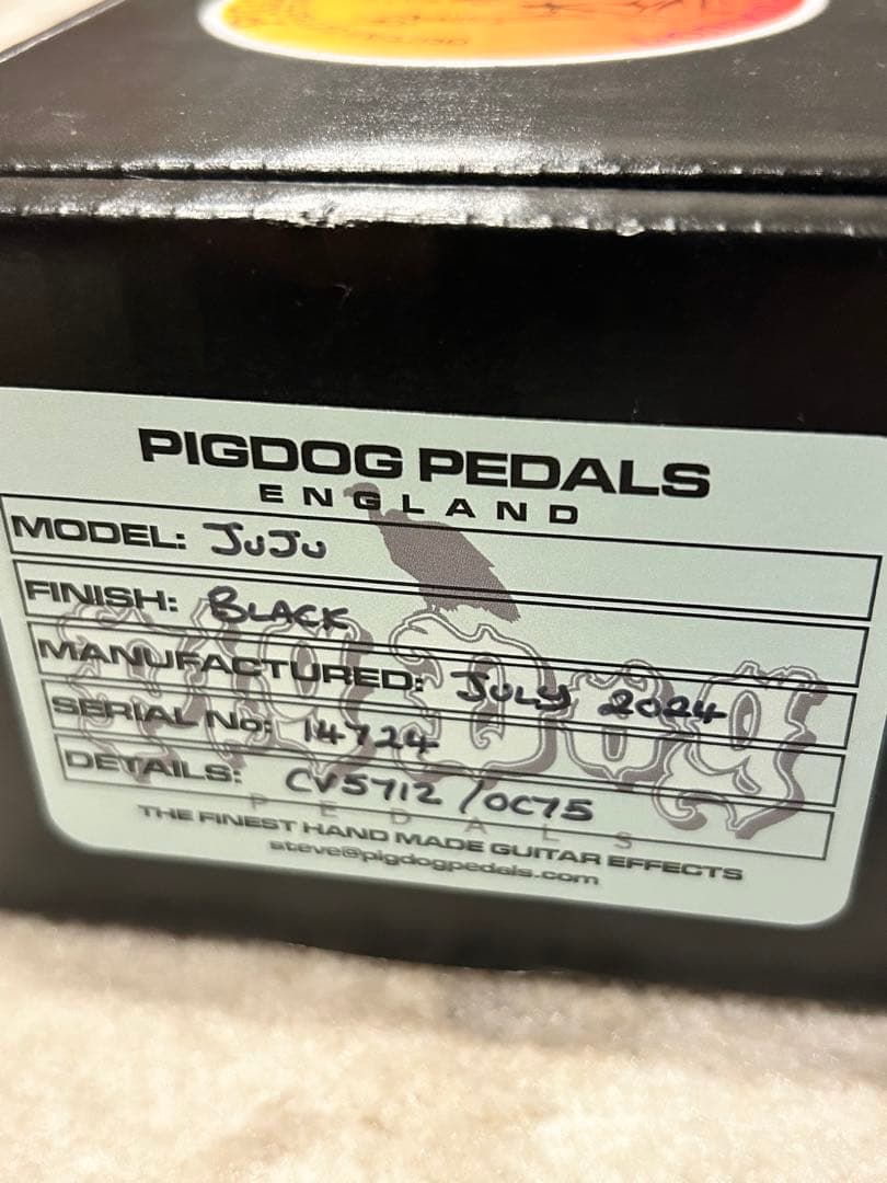 PIGDOG JUJU MARK III ファズ sola sound