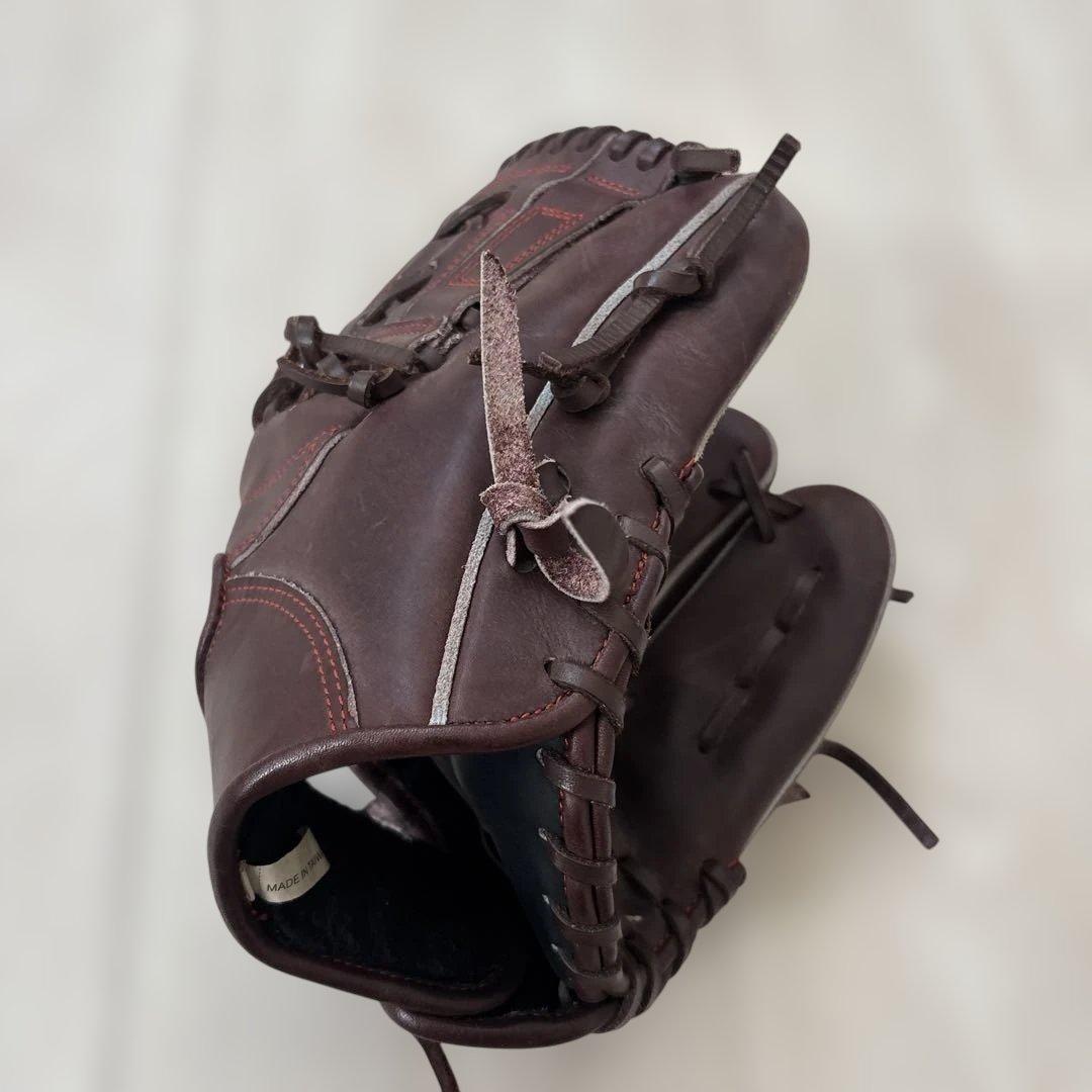 硬式野球グローブ ダークブラウン 内野手用