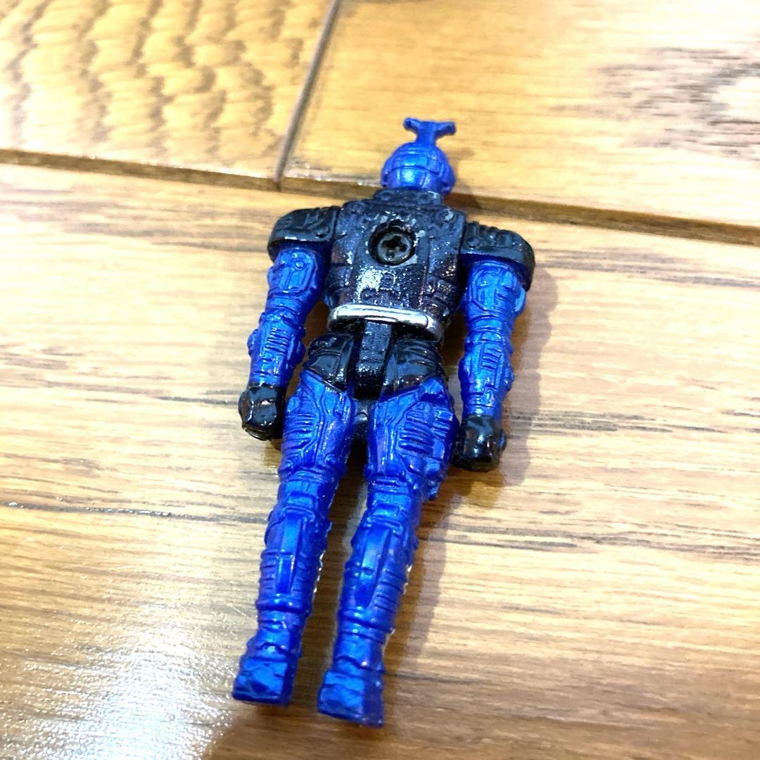 ブルービート フィギュア 重甲ビーファイター カブト 当時物 メタルヒーロー 青