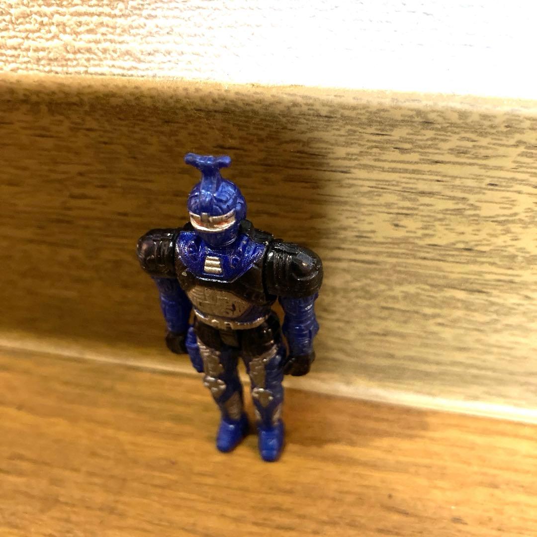 ブルービート フィギュア 重甲ビーファイター カブト 当時物 メタルヒーロー 青