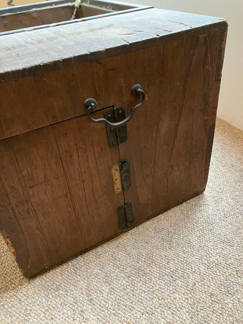 最終セール！古道具・木製火鉢・引き出し付き