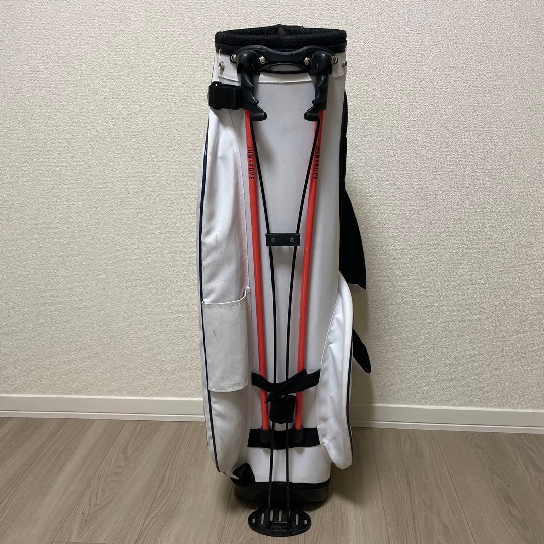 JUN & ROPE キャディバッグ ホワイト