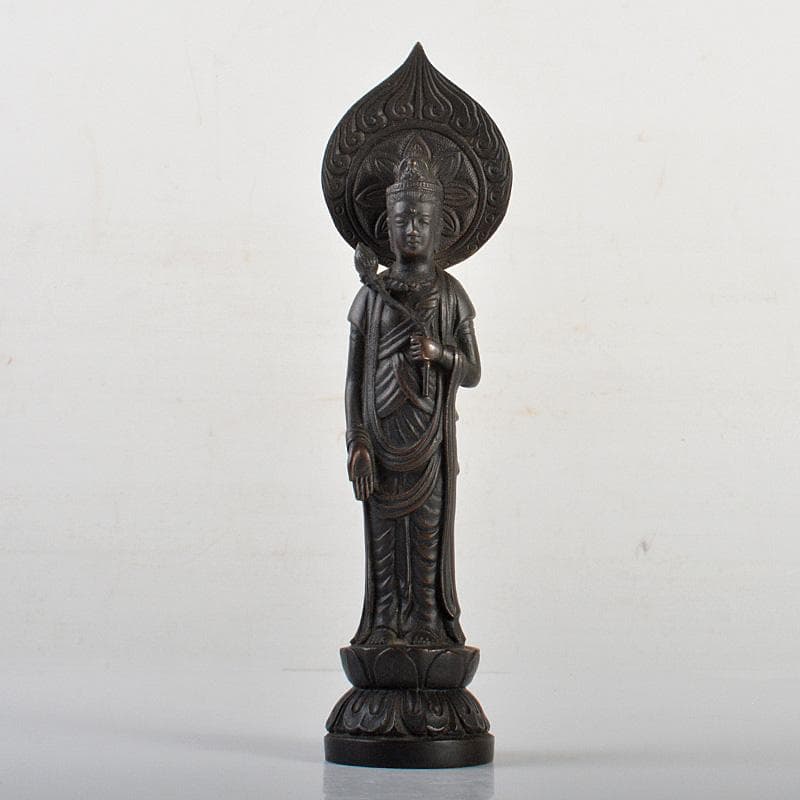 仏教美術　古銅青銅　聖観音菩薩像　仏像　C　6242