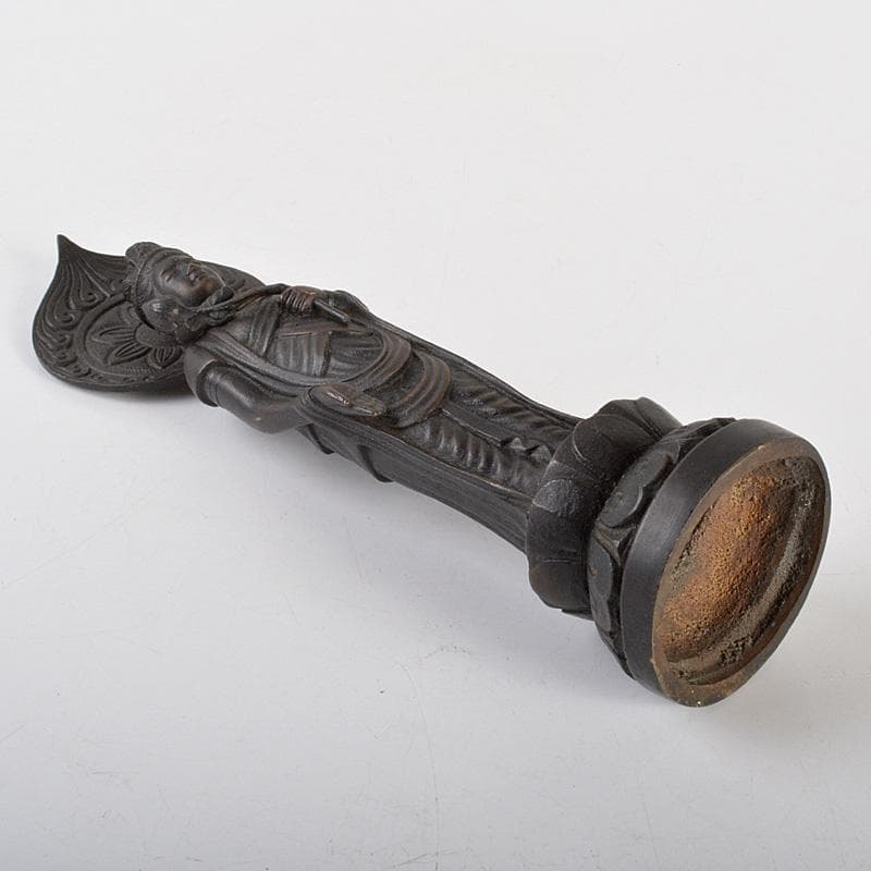 仏教美術　古銅青銅　聖観音菩薩像　仏像　C　6242