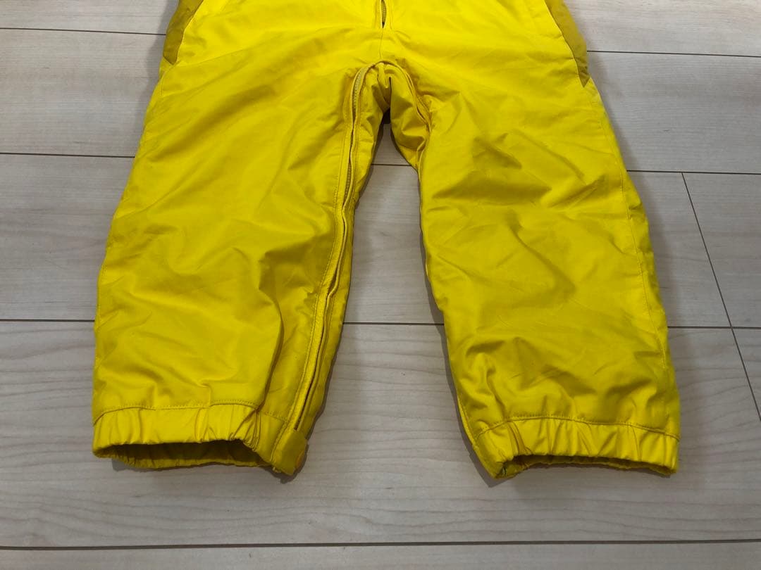 mont-bell モンベル キッズ スノーウェア スキーウェア黄色 100cm