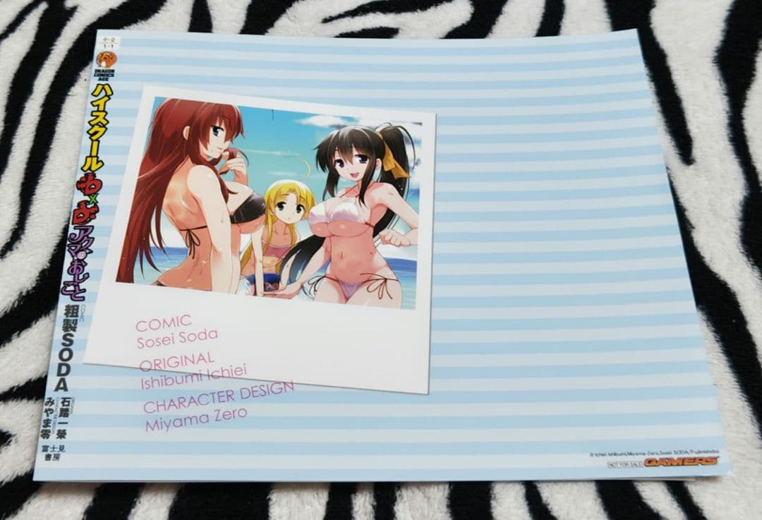 ハイスクールD×D アクマのおしごと ブックカバー NOT FOR SALE