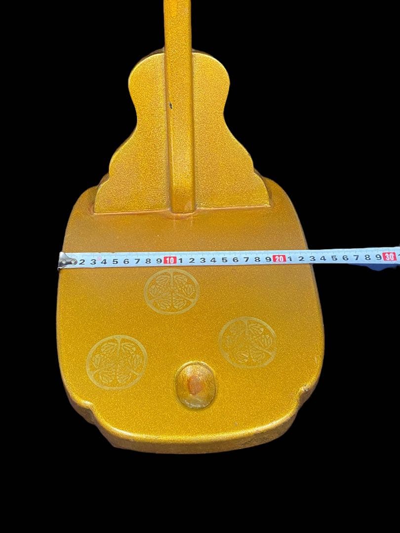 刀掛け　太刀掛け　家紋入り　金