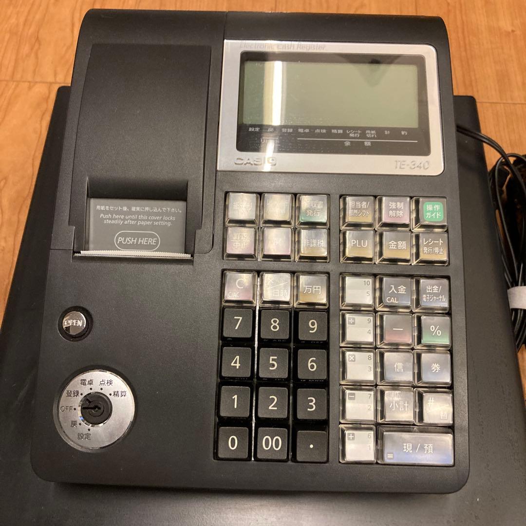 CASIO TE-340 キャッシュレジスター