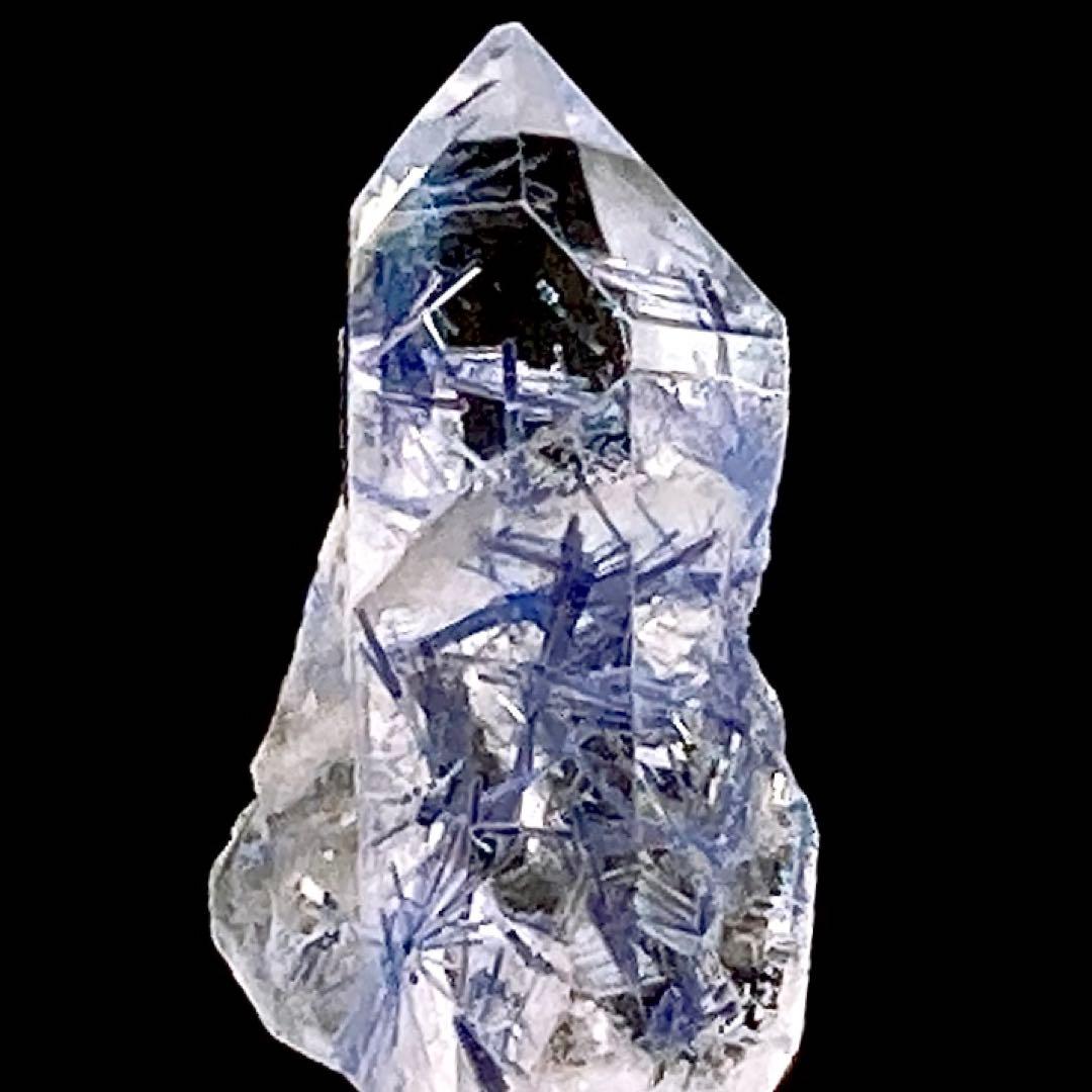 蛍*様 デュモルチェライトインクォーツ　原石　鉱物標本　天然石　水晶　956