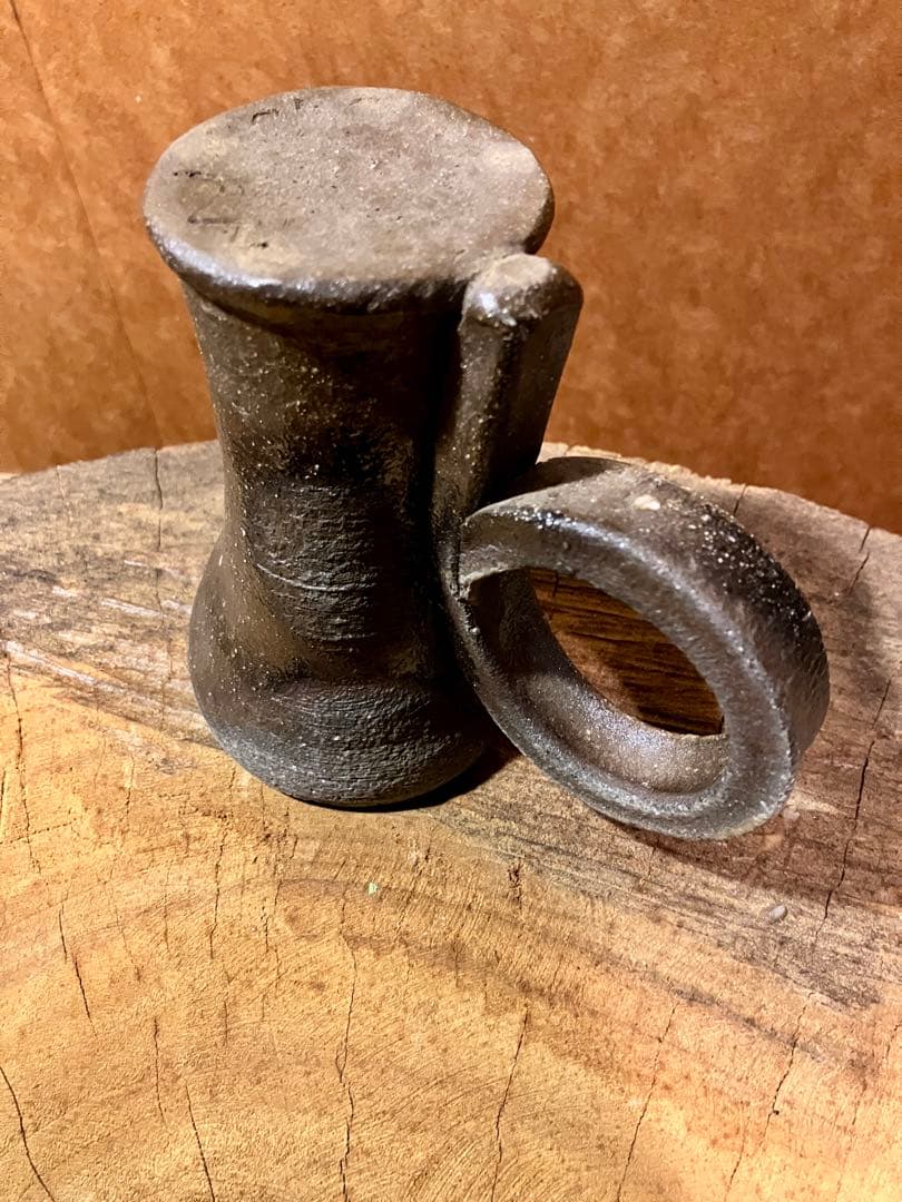 名品。越前　穴窯　フリーカップ　コーヒーやビール、ワインやお茶にも